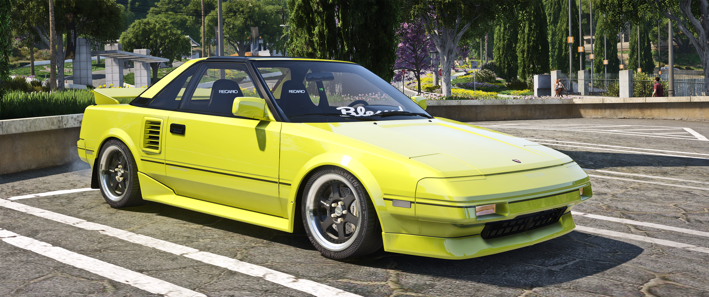 Toyota MR2 1989 Animated Audio player