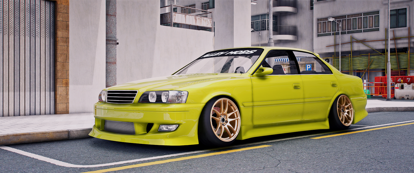 (Badged/Debadged) Toyota Chaser 2JZ Turbo (Tuning Parts + Templates)