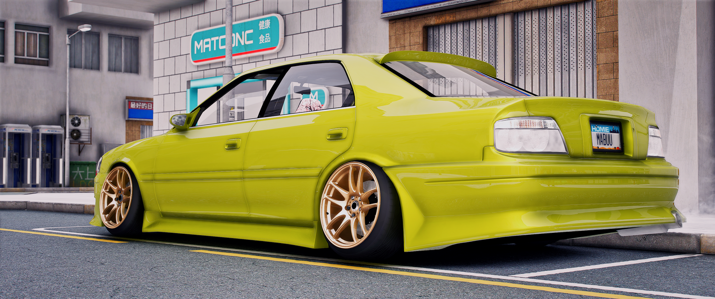 (Badged/Debadged) Toyota Chaser 2JZ Turbo (Tuning Parts + Templates)