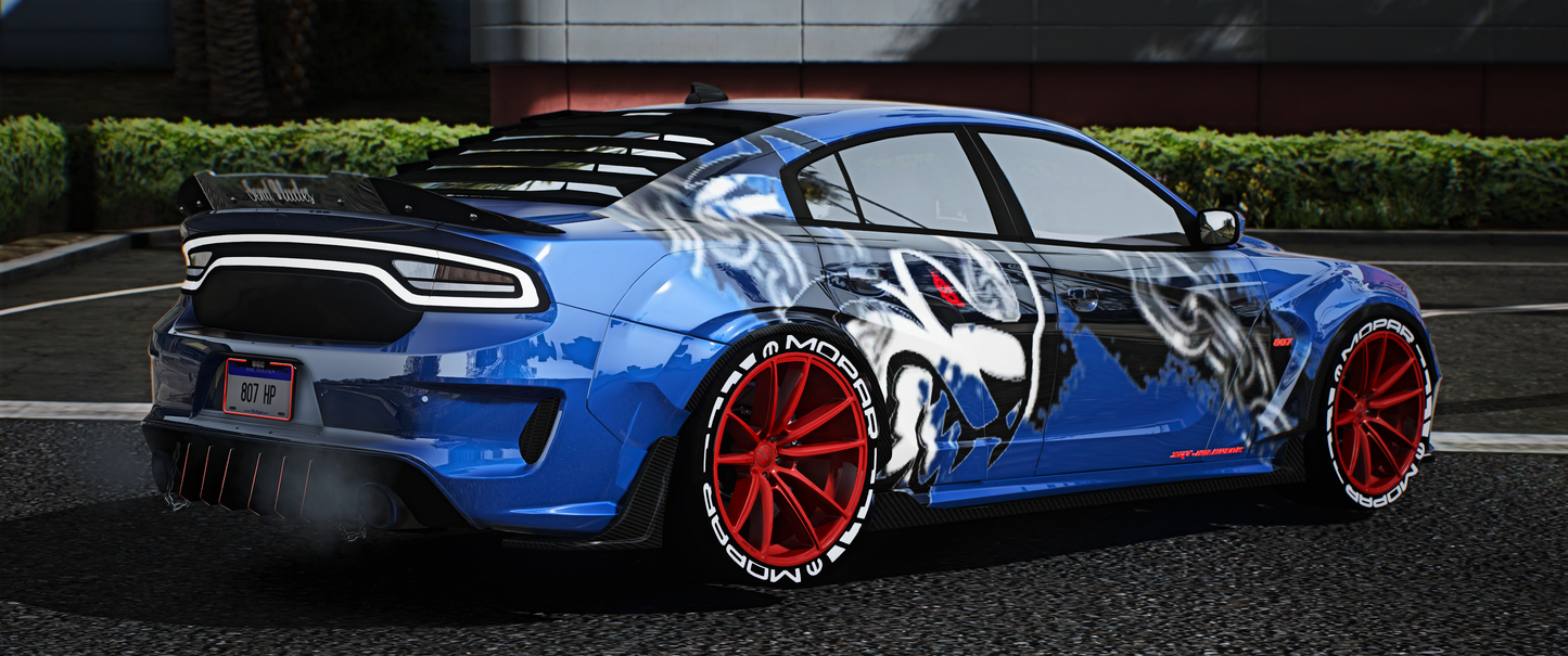 Widebody Jailbreak Dodge Charger Redeye with chains