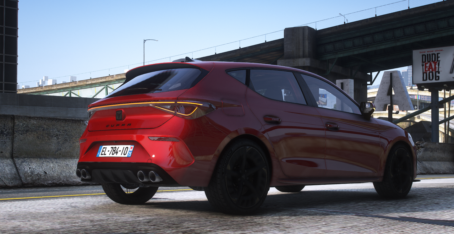 (Badged/Debadged) Cupra Leon 2021 (Animated Roof + Tuning Parts)