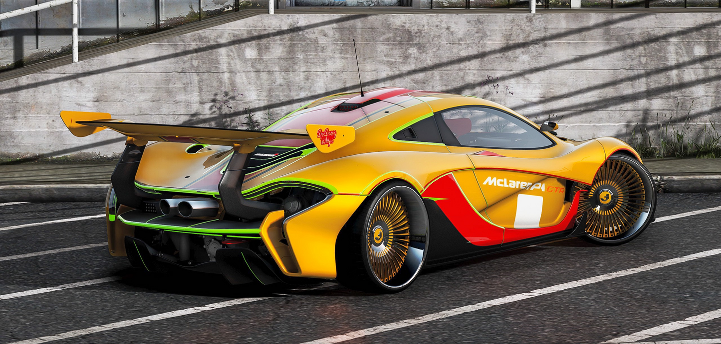 Mclaren P1 GTR Road Legal Forgiato