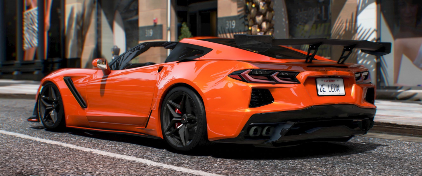 Front Engine Chevrolet Corvette C8 ZR1