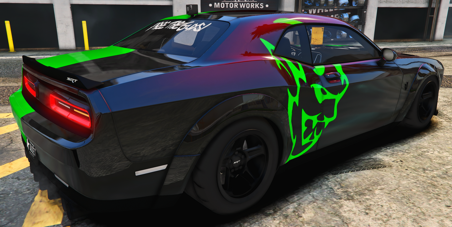 Custom Tuned 2 Tone Dodge Challenger SRT Demon