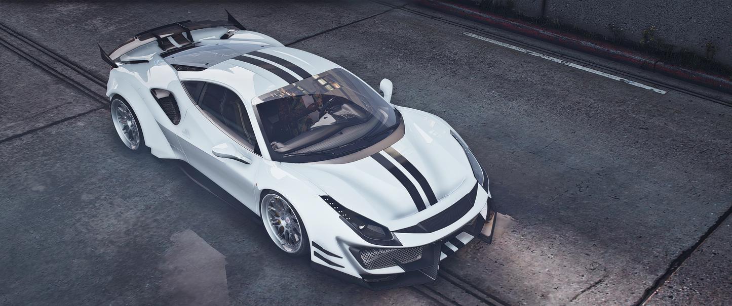 (Debadged) Ferrari 488 Pista Hycade