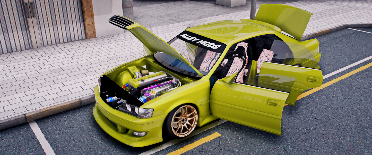 (Badged/Debadged) Toyota Chaser 2JZ Turbo (Tuning Parts + Templates)