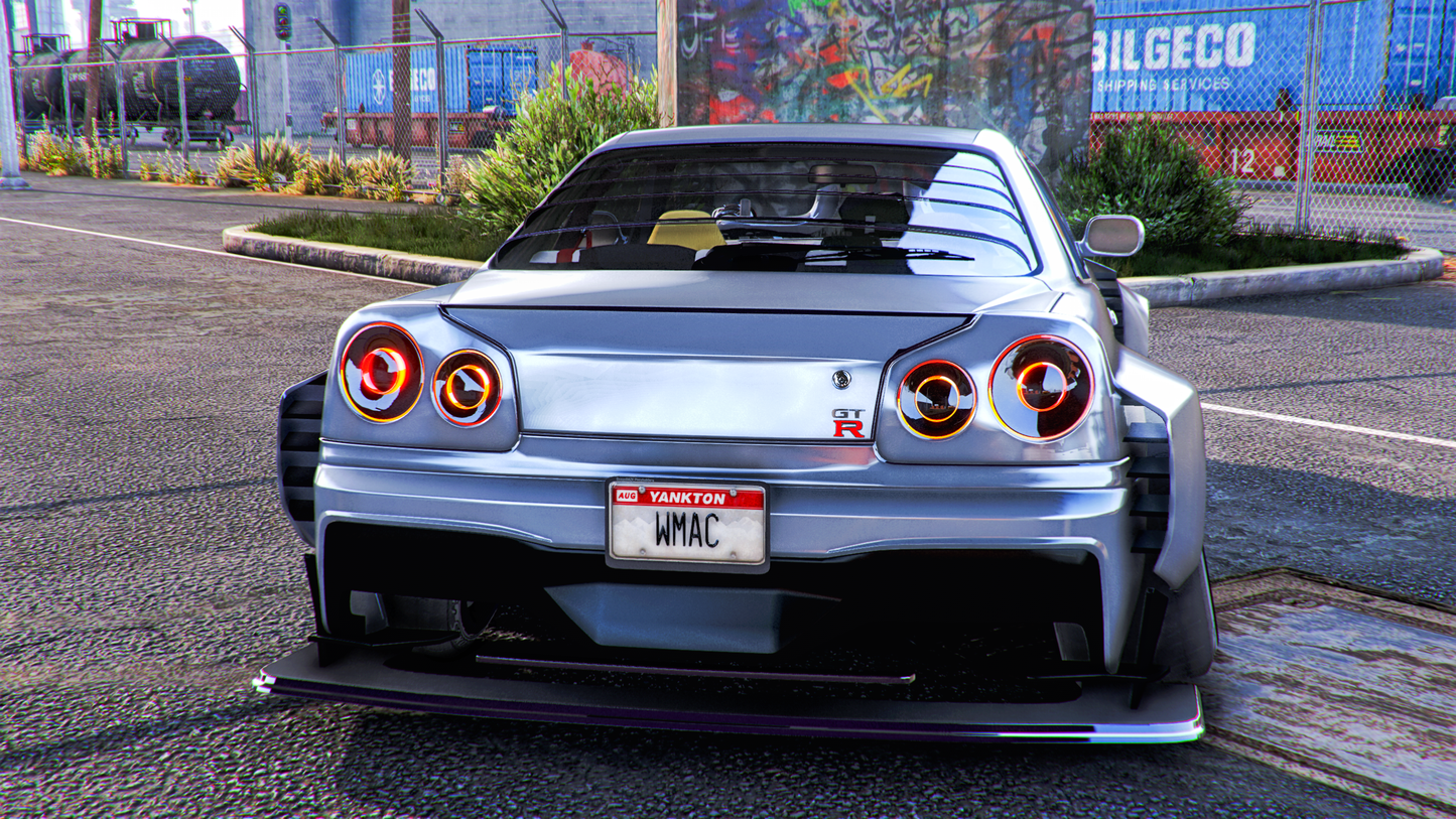 Nissan R34 Twin Turbo Hycade Animation Lights