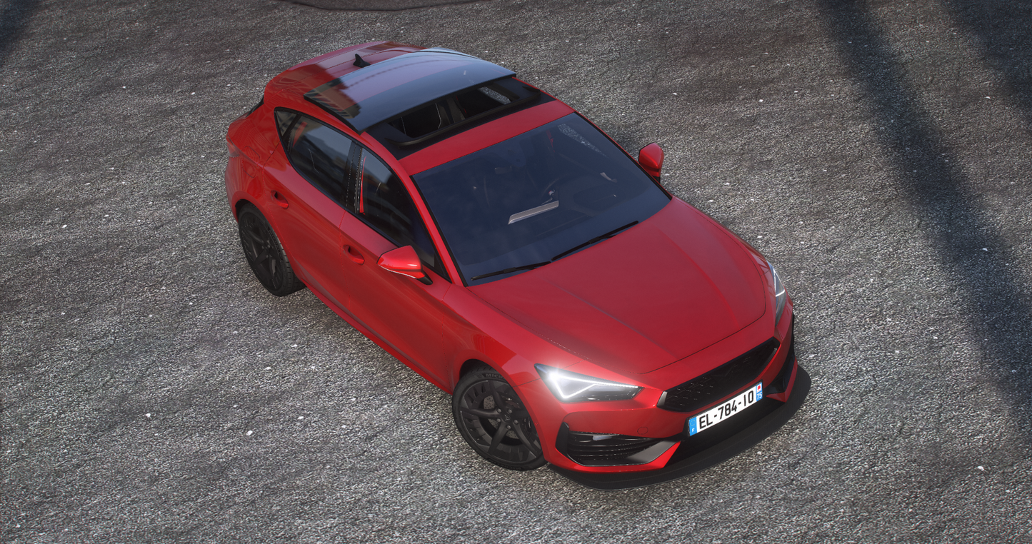 (Badged/Debadged) Cupra Leon 2021 (Animated Roof + Tuning Parts)