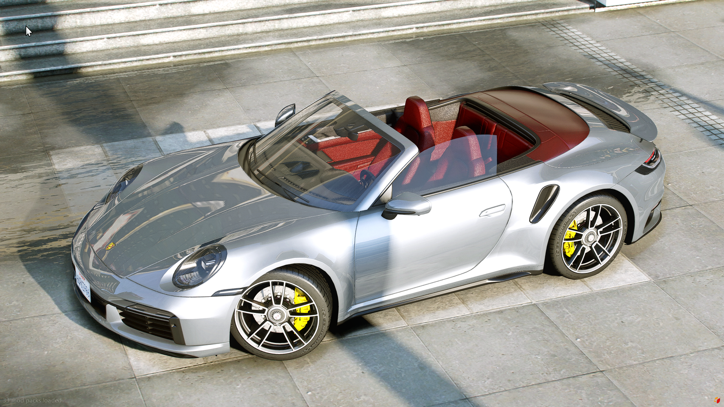 Porsche 911 Turbo S Cabriolet (Removable Roof)`