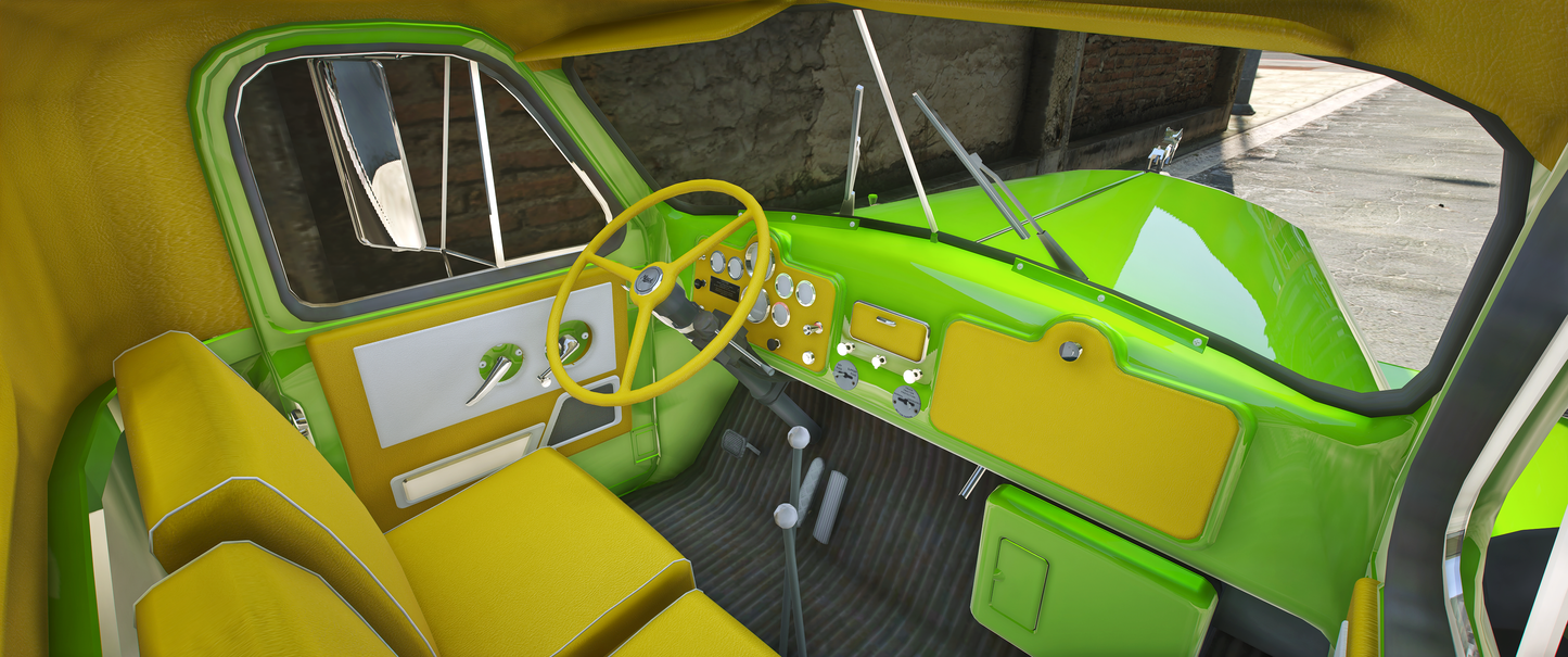 Mack Truck With Trailer Donk 1953