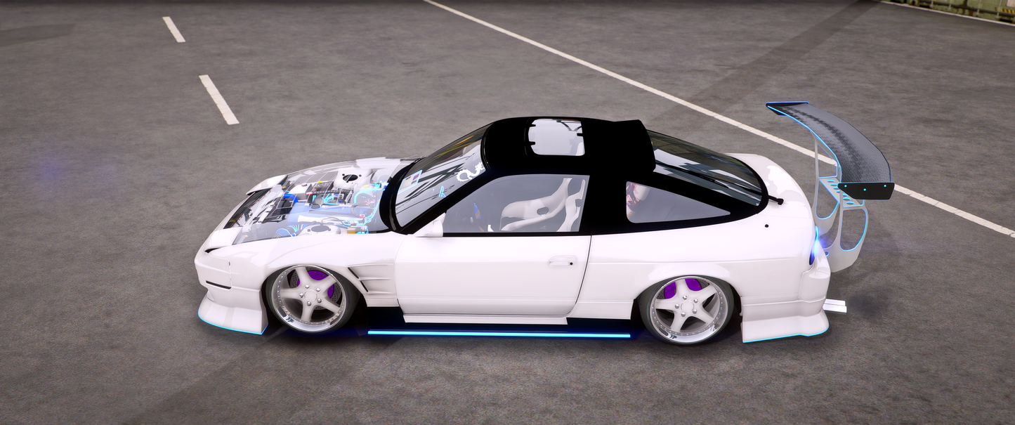 (Debadged) Nissan 180sx Rocket Bunny