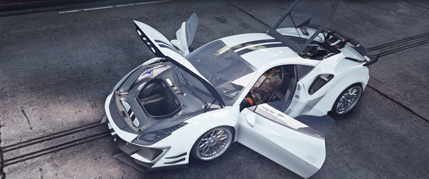 (Debadged) Ferrari 488 Pista Hycade