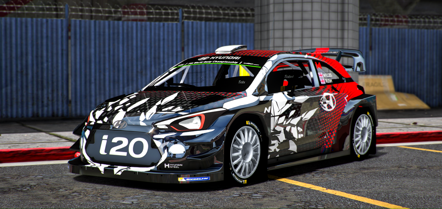Hyundai i20Coupe WRC (4 Liveries)