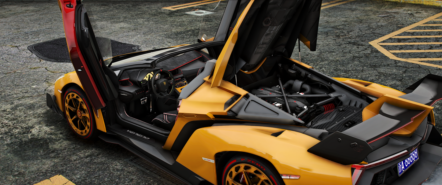 Lamborghini Venenor 24K Gold