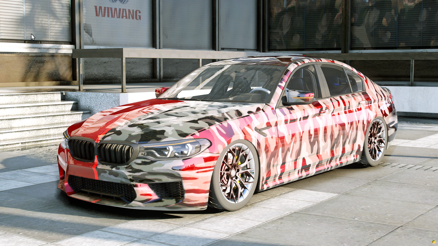 (Debadged) 2018 BMW M5 Custom Mixed Color Livery