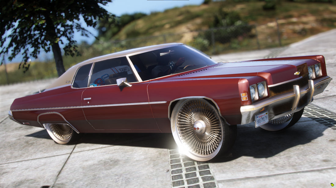 1972 Chevy Impala on Spokes