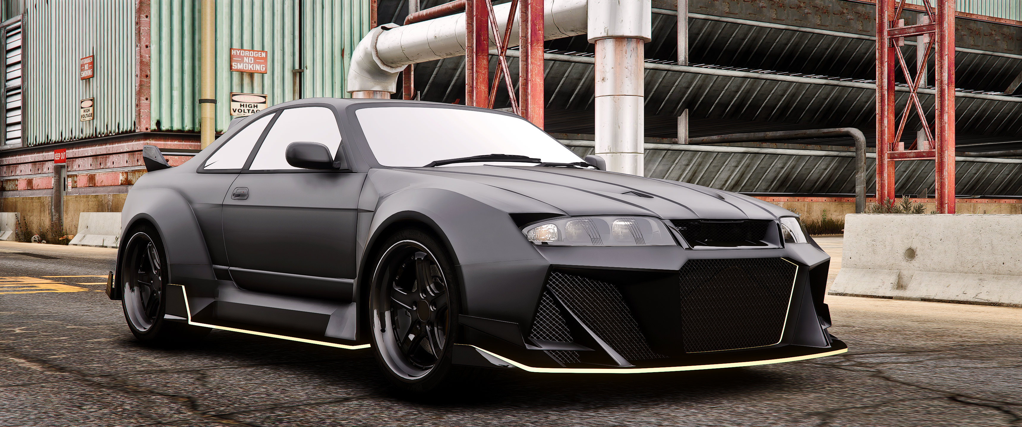 Fivem Car R33 (Debadged) Nissan R33 Venuum – AIO Cars FiveM