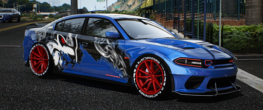 Widebody Jailbreak Dodge Charger Redeye with chains