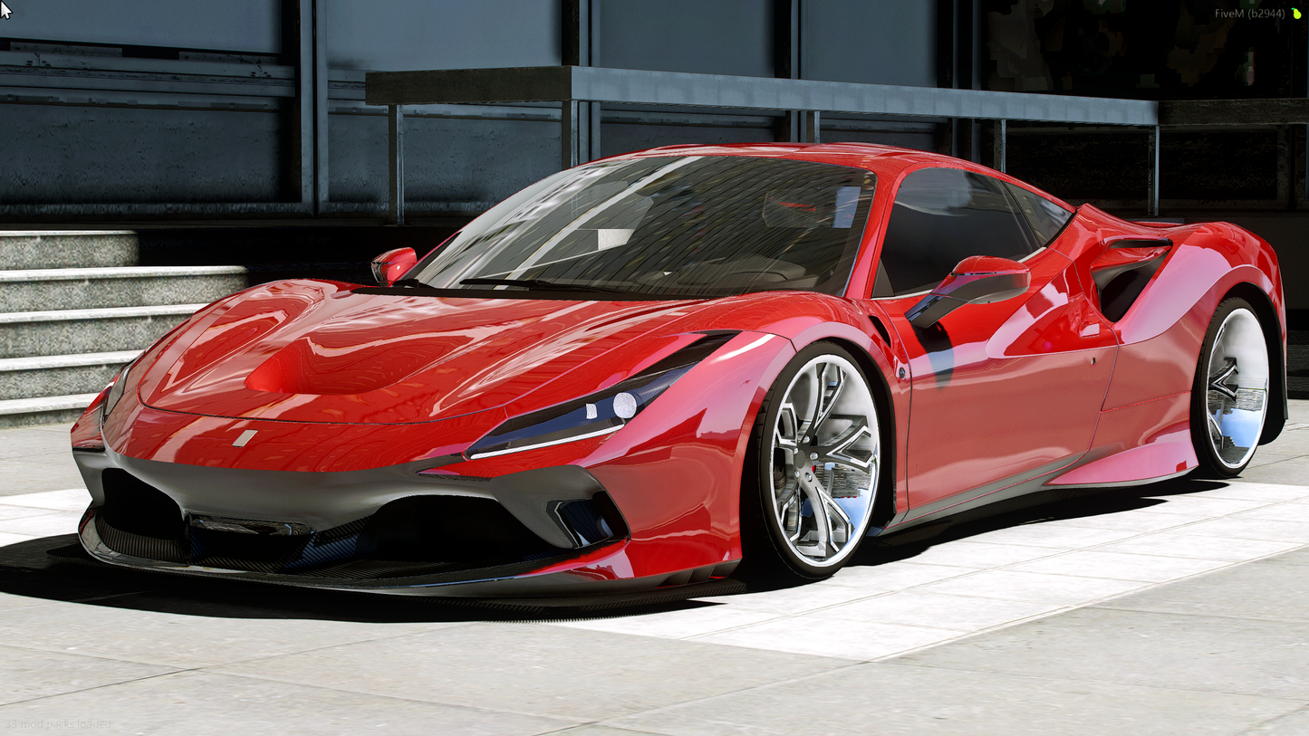 (Debadged) Ferrari F8 Tributo Slammed