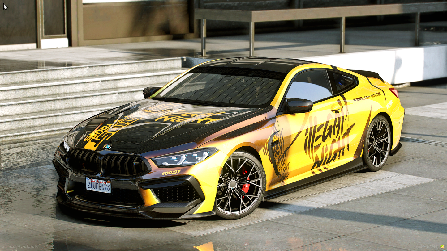 BMW M8 Competitive 2-Door Illegal Night