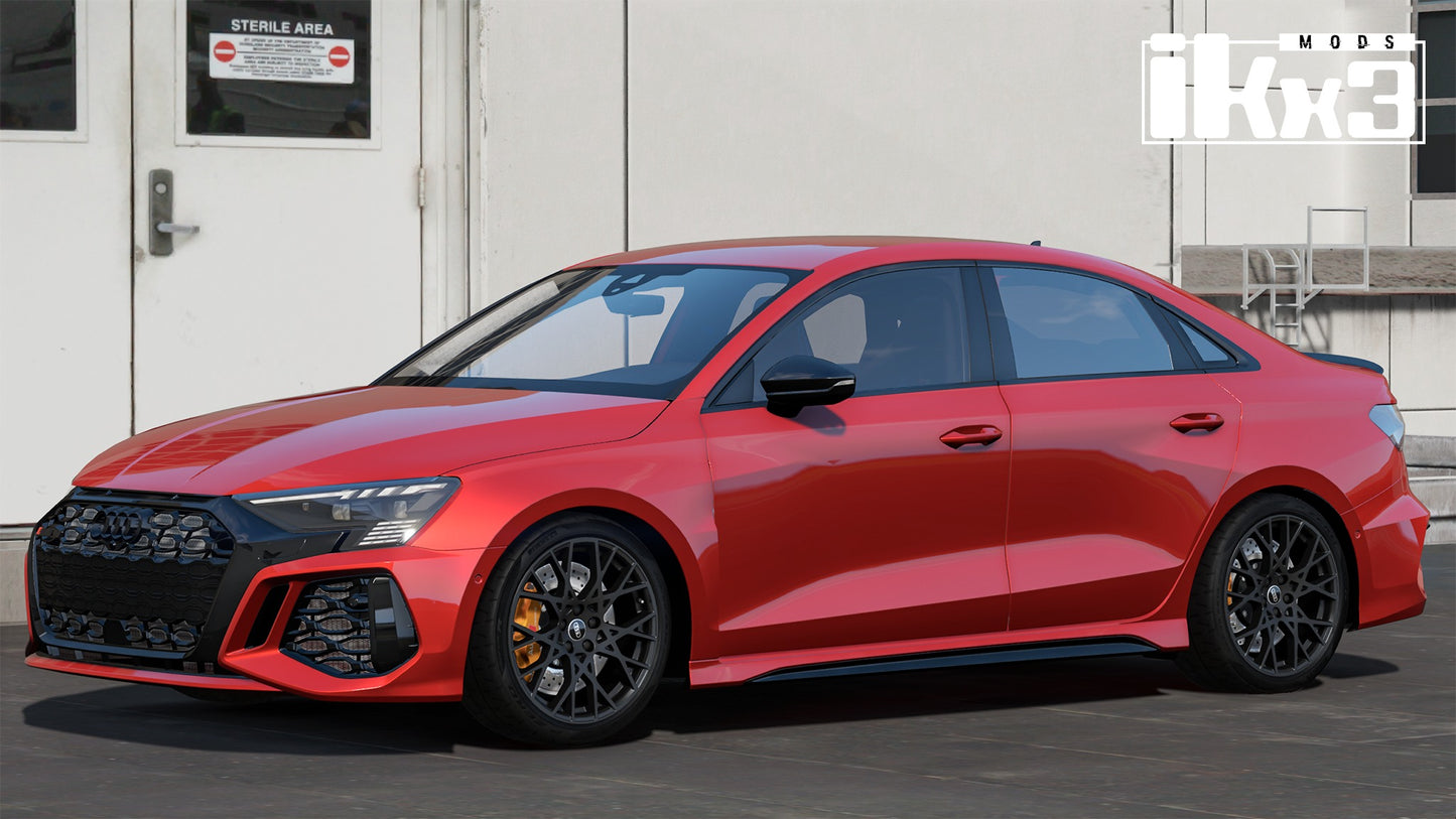 (Badged/Debadged) Audi RS3 Sedan Performance 2023 – AIO Cars FiveM