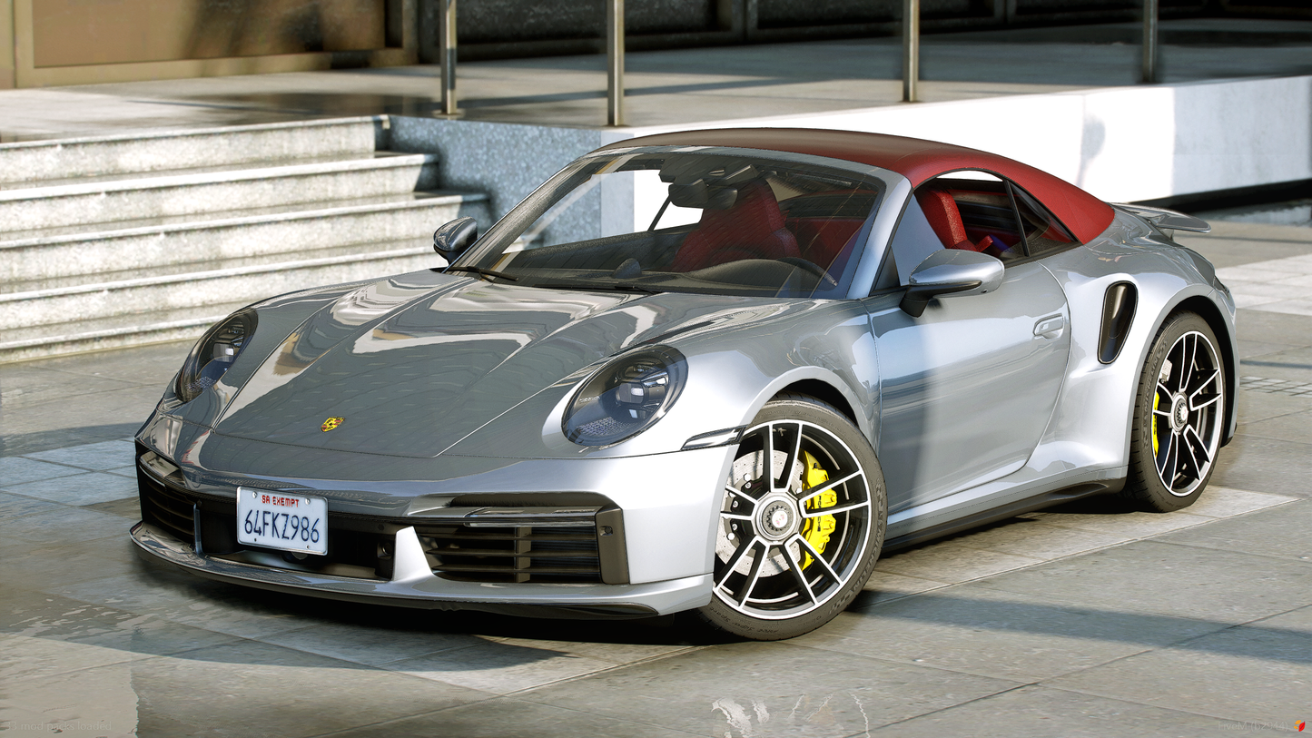 Porsche 911 Turbo S Cabriolet (Removable Roof)`