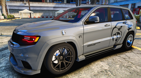 Custom Tuned Drag Spec JEEP Grand Cherokee Trackhawk with Custom Props