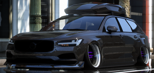 Volvo V90 Widebody Stanced 6 Seater