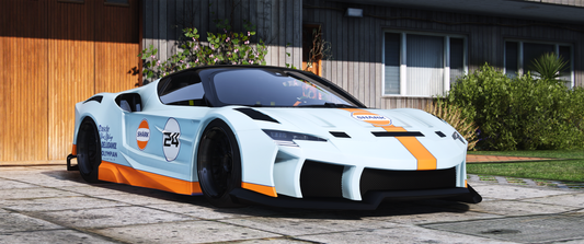 (Debadged) Ferarri SF90 Abflug