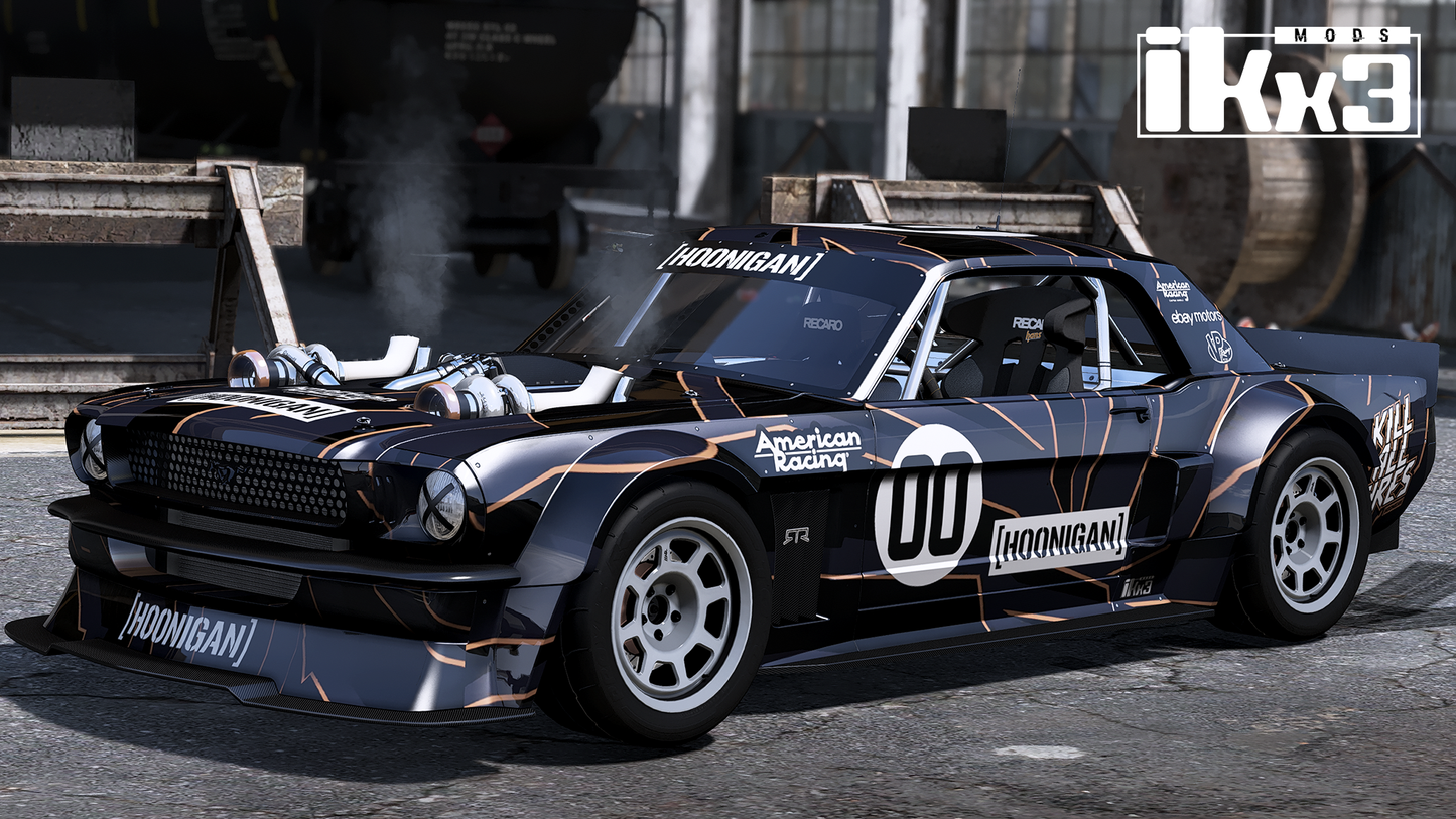 Inspired Ken Block Ford Mustang Hoonigan V2 1965