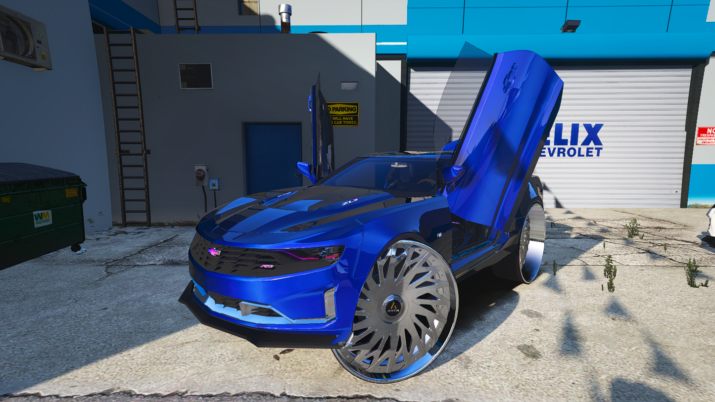 Custom 2021 Chevrolet Camaro ZL1 RS On Artis Forged Wheels + Butterfly Doors