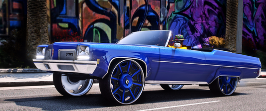 Oldsmobile Delta98 Vert Donk 1972 [Animation Roof]