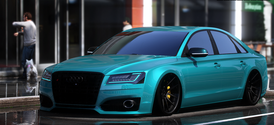 Audi S8 Lowered Engine Swapped (5 Seater + Changeable lights)