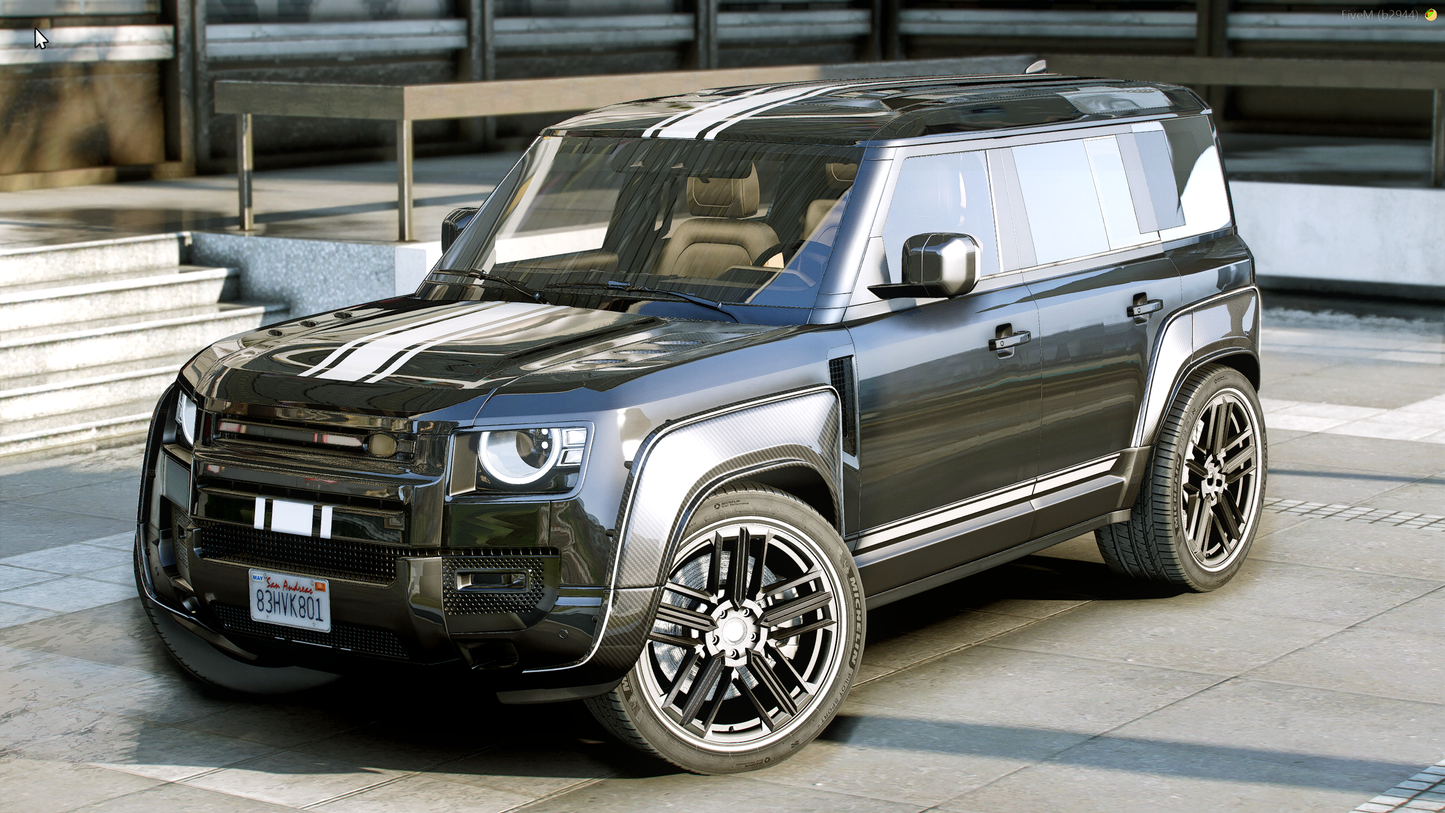 (Debadged) Land Rover Defender 110 2020 – AIO Cars FiveM