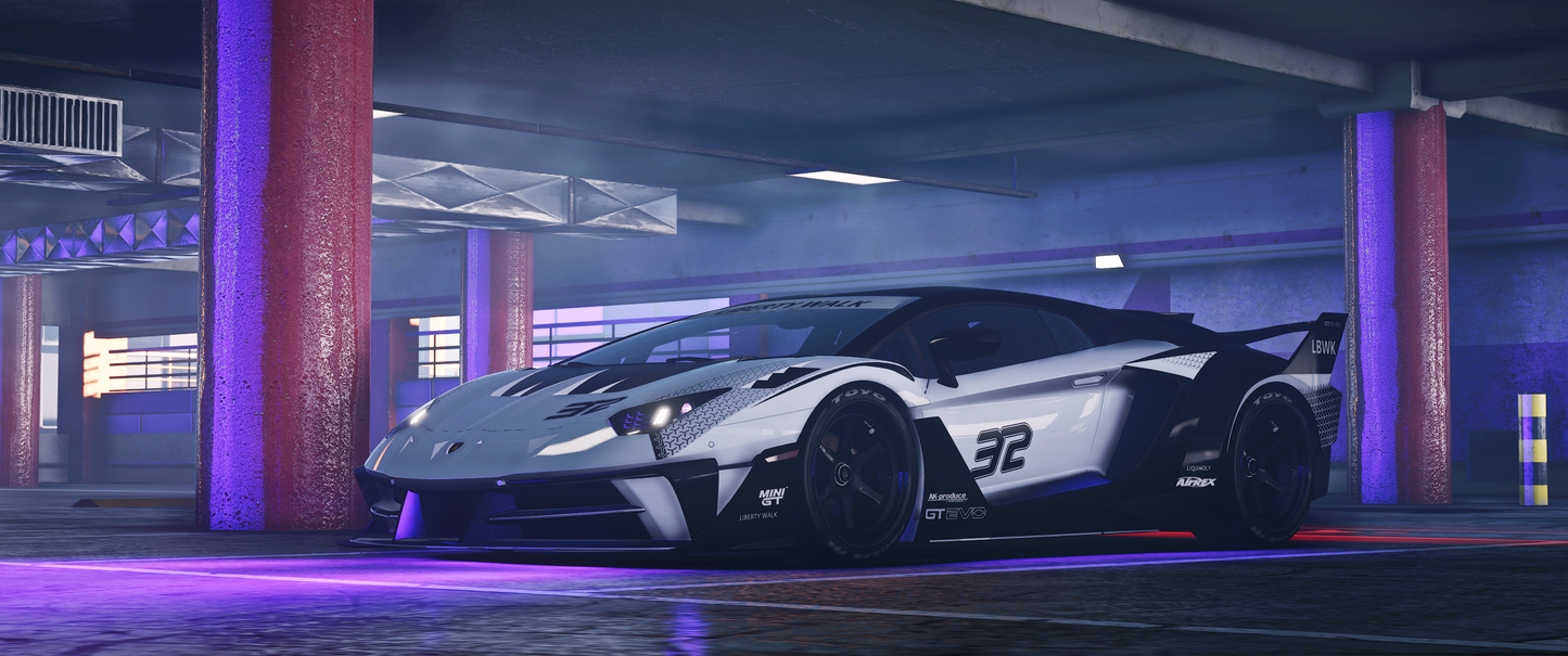 Lamborghini Aventador Ultimae LBWK Silhouette