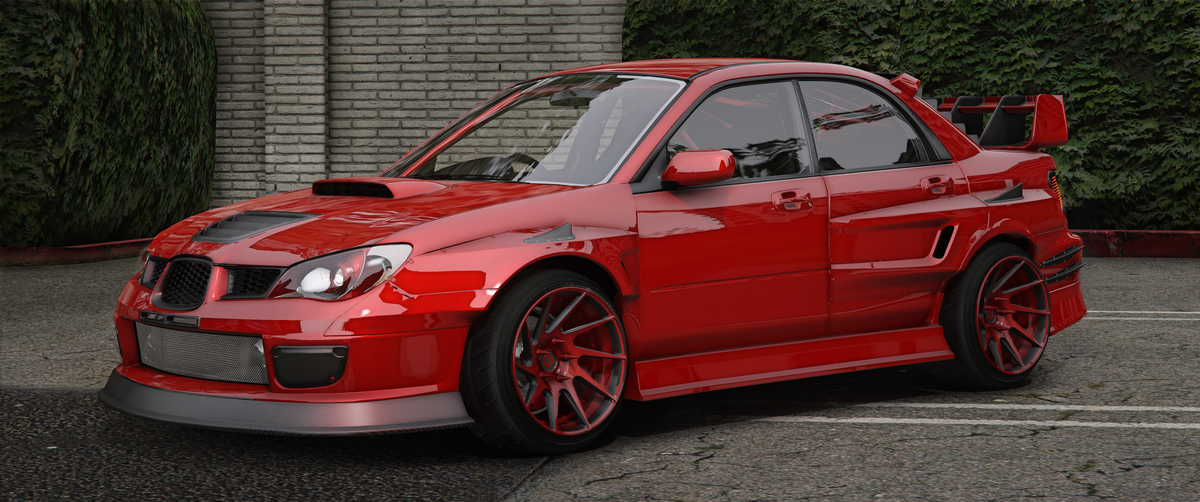 (Debadged) SUBARU WIDEBODY STANCED WRZ – AIO Cars FiveM