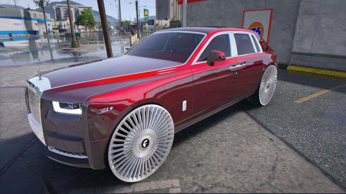 Rolls Royce Phantom On Big Cap Forgis