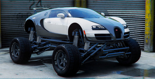 Lifted Bugatti Veyron Off-Road