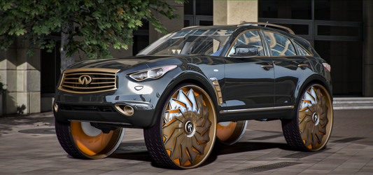 Infiniti FX on Dubs