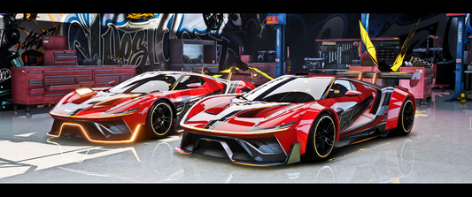 Batman Ford GT and Show Edition [Dinamic Lights]