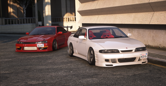 (Badged/Debadged) Nissan Silvia S14 Kouki + Zenki [280+ Tuning Parts)