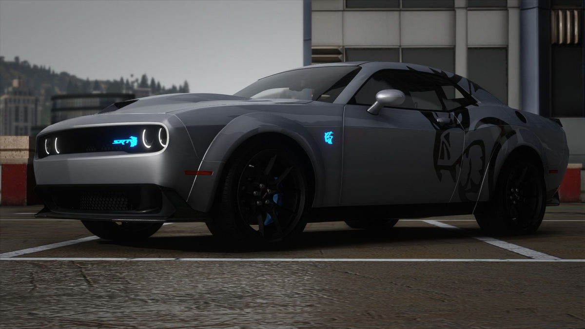 (Badged/Debadged) 2024 Dodge Ghoul Challenger – AIO Cars FiveM