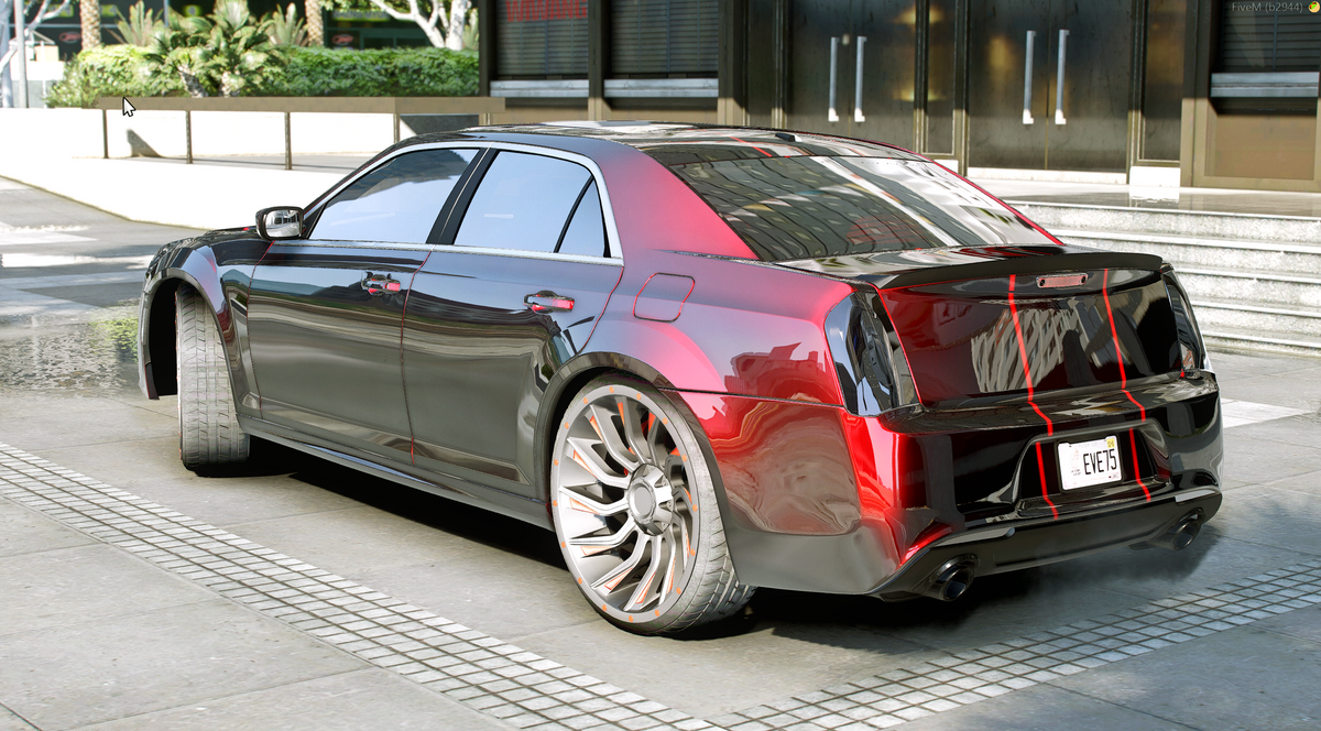 (Debadged) 2020 Chrysler 300 SRT Hellcat On 26s – AIO Cars FiveM