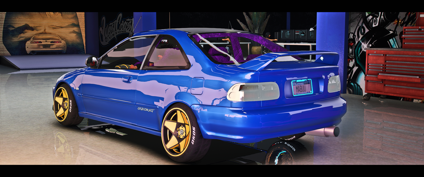 Stanced 1994 Honda EEJAY Coupe