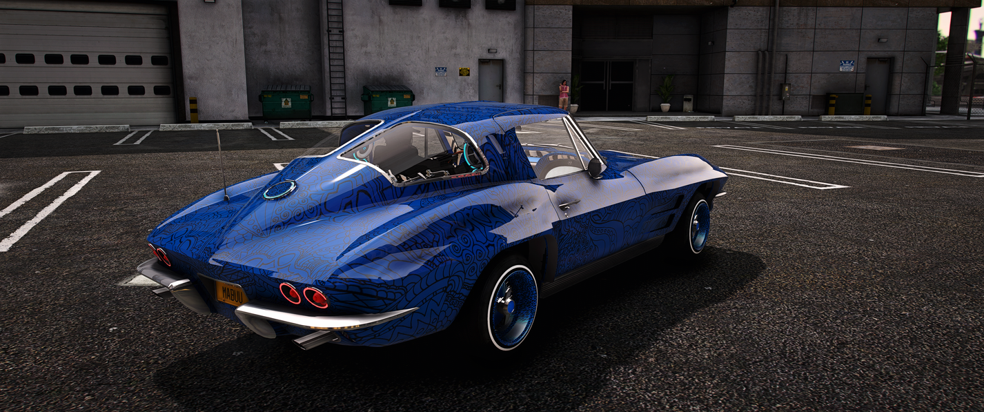 (Debadged) Corvette 1963 Lowrider – AIO Cars FiveM