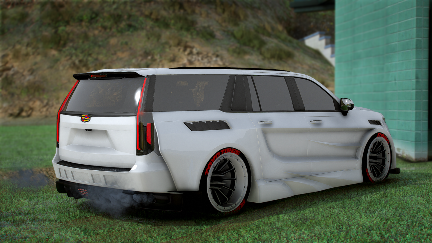 Cadillac Escalade Abflug