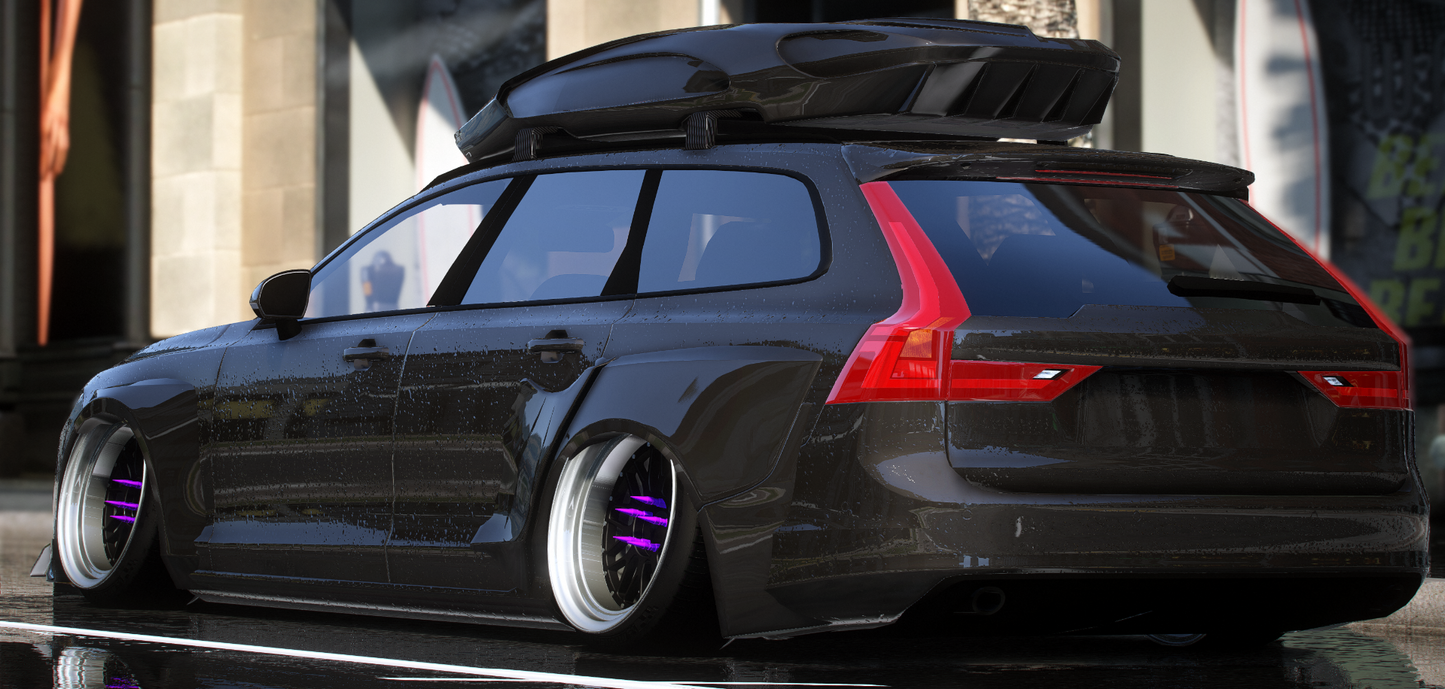 Volvo V90 Widebody Stanced 6 Seater