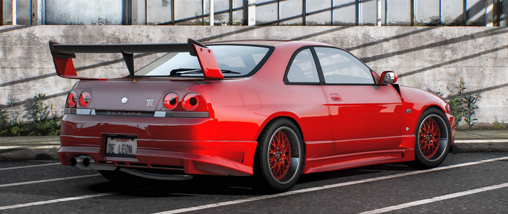 Fivem Car R33 Nissan Skyline GT-R R33 (75 + Tuning Parts) – AIO Cars FiveM