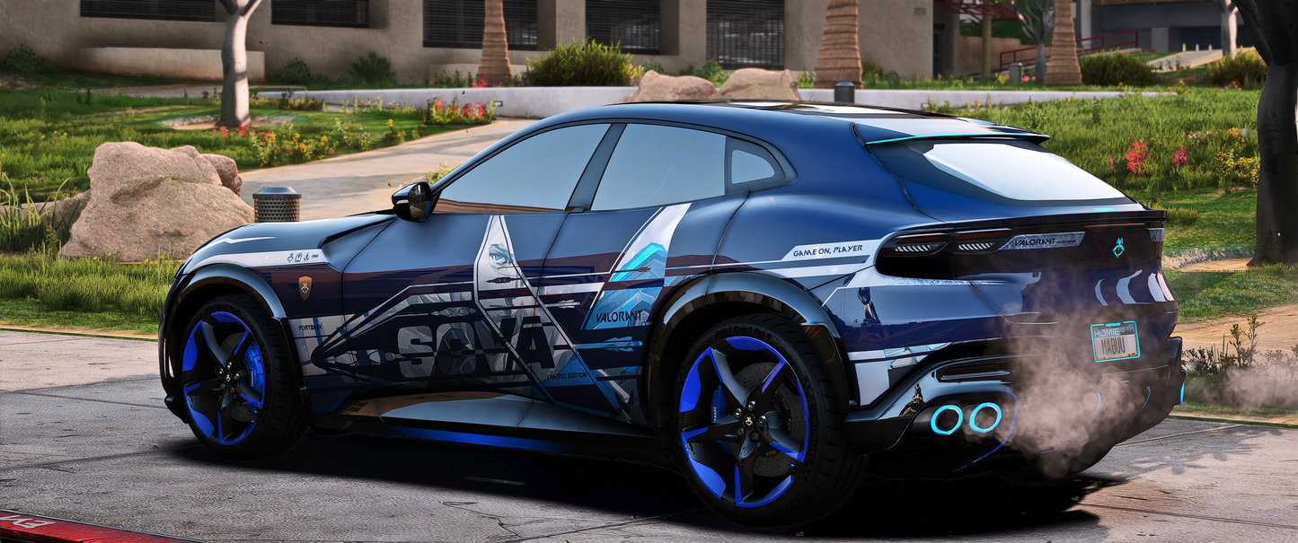 Ferrari Purosangue Valotant Sova [Tuning] [Dinamic Lights]