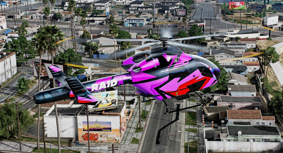 Helicopter Hell Dragon – AIO Cars FiveM